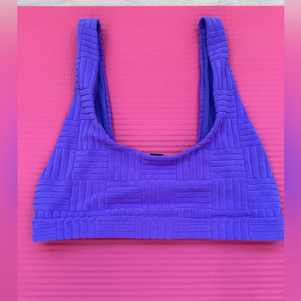 Beach Riot BIKINI TOP PEYTON RIBBED BIKINI TOP SIZE Medium, $98 - Picture 6 of 11